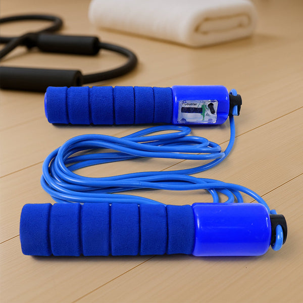 Fitness Skipping Rope with Adjustable Length & Digital Counter
