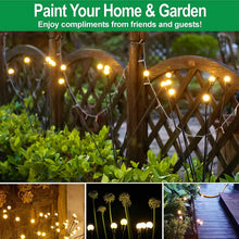 Solar-Powered Firefly Garden Decorative LED Light Set (2 Pc)
