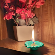 Silicone Diya for Diwali Attractive Design Colourful Diya Combo, Diwali (Mix Design /1 Pc)