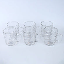 Glass Coffe & Tea Cup / Mug Enjoy Your Drink in Style, Water glass (6 pcs Set / 220 ML)