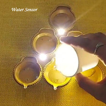 Water Sensor Diyas for Diwali Decoration, Diwali (12 Pcs Set)