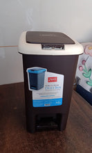 Apex Plastic Push N Pedal Dust Bin | Hands-Free Operation, Compact Design 6.5 Liters (1 Pc / Mix Color)